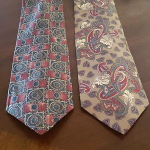 100% Silk Etienne Aigner Ties